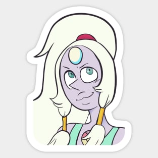 Pearl + Amethyst = Giant Woman, OPAL! Sticker